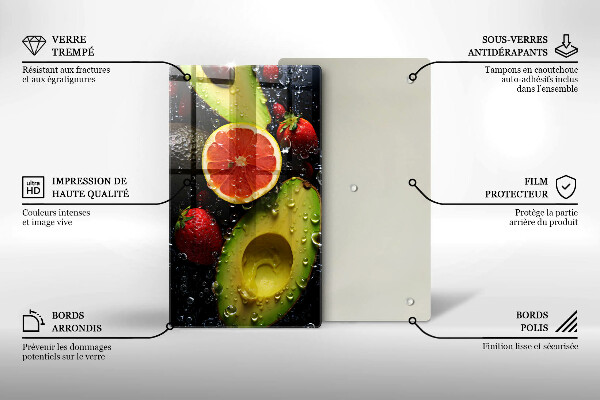 Induction hob protector Fruits and vegetables