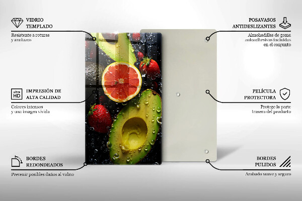 Induction hob protector Fruits and vegetables
