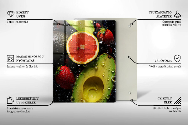 Induction hob protector Fruits and vegetables