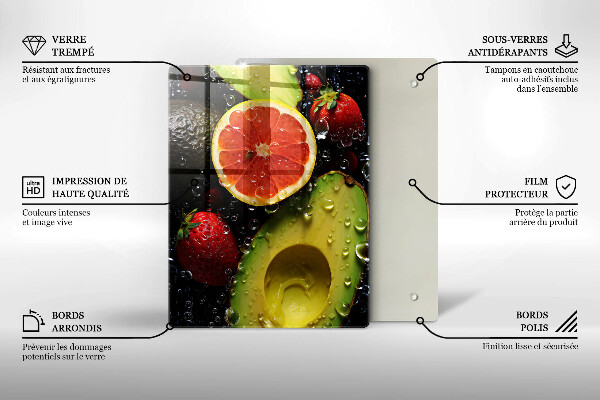 Induction hob protector Fruits and vegetables