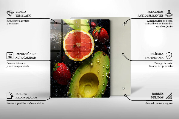 Induction hob protector Fruits and vegetables