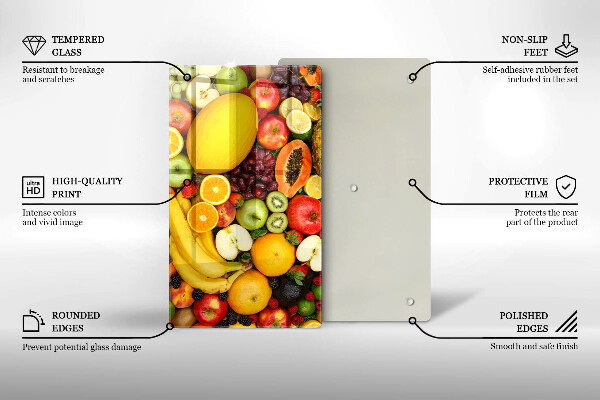 Induction hob protector Fruit collection