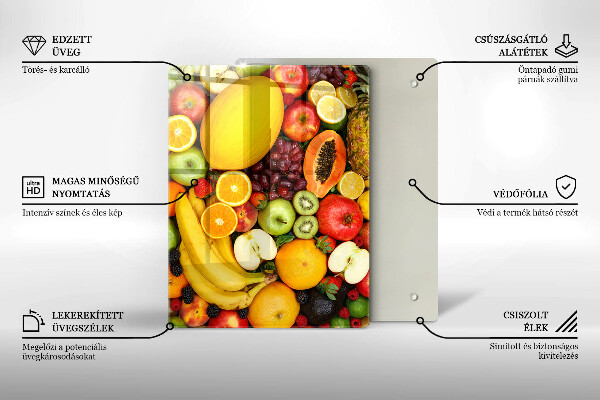 Induction hob protector Fruit collection