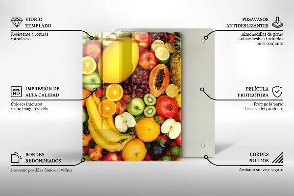 Induction hob protector Fruit collection