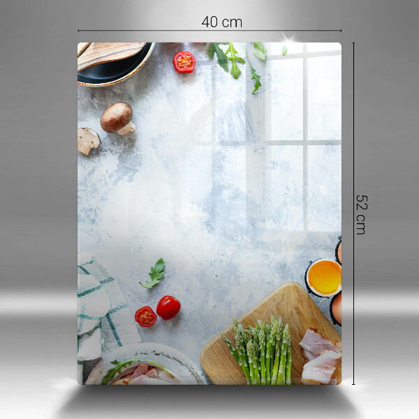 Induction hob protector Ingredients in the kitchen