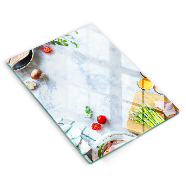 Induction hob protector Ingredients in the kitchen