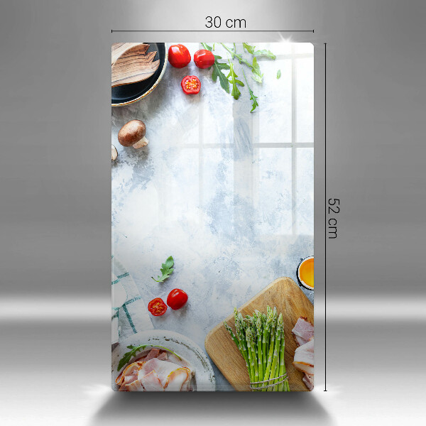 Induction hob protector Ingredients in the kitchen