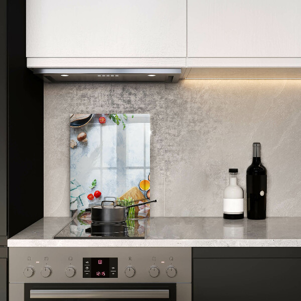 Induction hob protector Ingredients in the kitchen