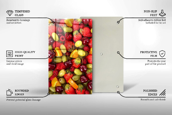 Work surface savers Summer fruits