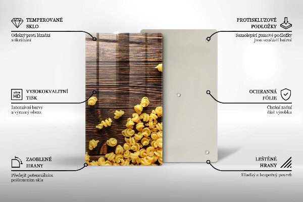 Work surface savers Pasta on a table