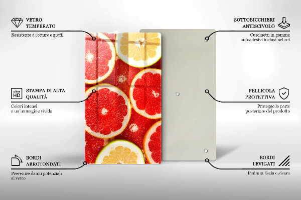Work surface savers Grapefruit slices