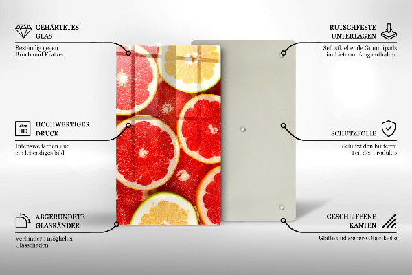 Work surface savers Grapefruit slices
