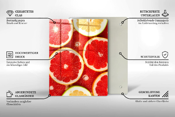 Work surface savers Grapefruit slices