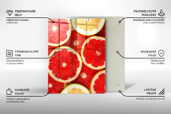 Work surface savers Grapefruit slices