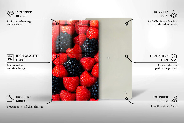 Work surface savers Raspberries and blackberries
