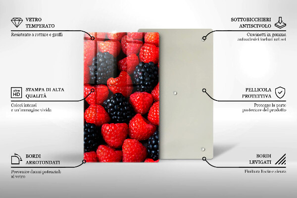 Work surface savers Raspberries and blackberries