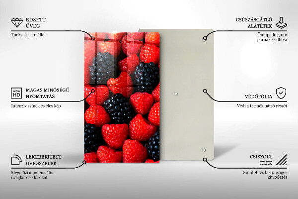Work surface savers Raspberries and blackberries