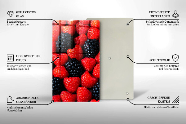 Work surface savers Raspberries and blackberries