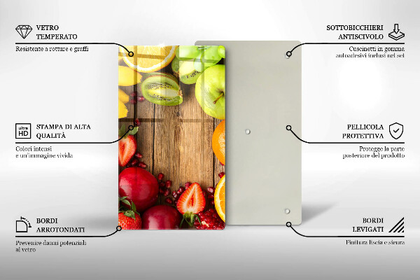Work surface savers Fresh fruit