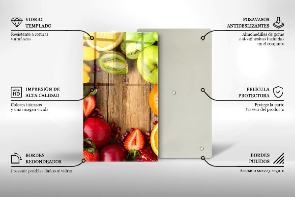 Work surface savers Fresh fruit