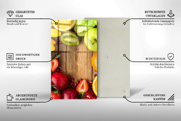 Work surface savers Fresh fruit