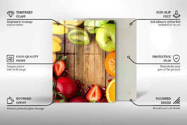 Work surface savers Fresh fruit