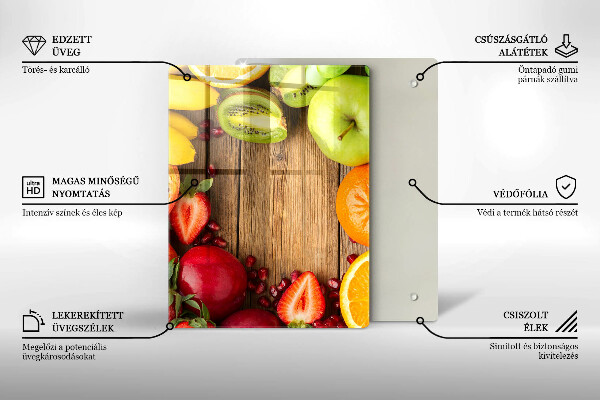 Work surface savers Fresh fruit