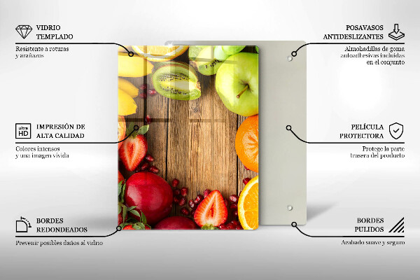 Work surface savers Fresh fruit