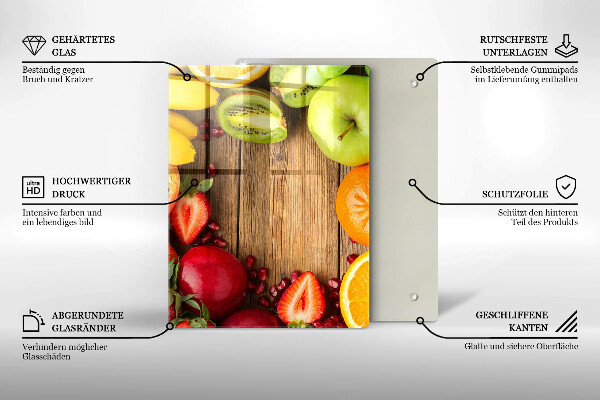 Work surface savers Fresh fruit