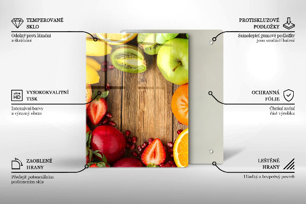 Work surface savers Fresh fruit