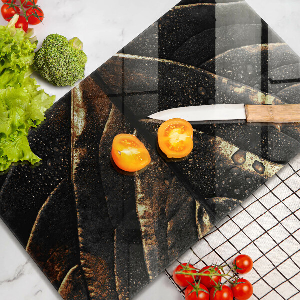 Work surface savers Golden leaf