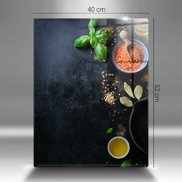 Work surface savers Spices with spices