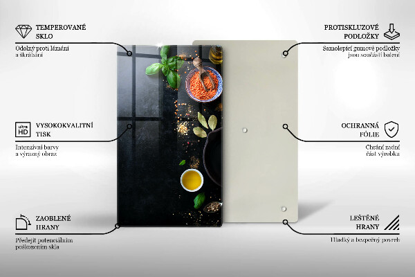 Work surface savers Spices with spices