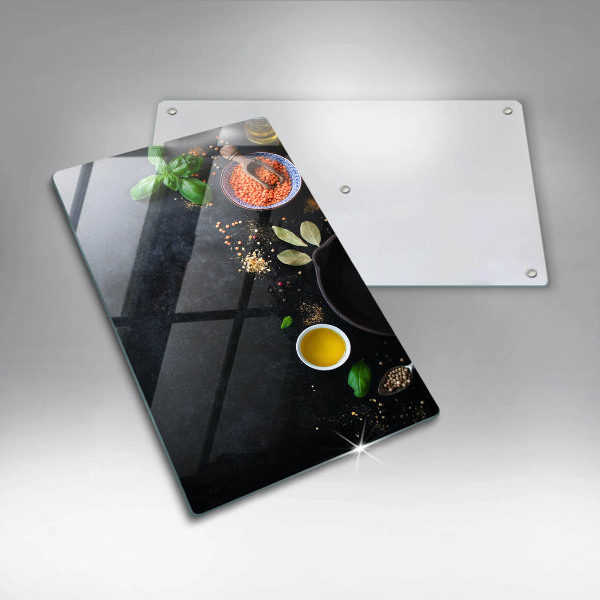 Work surface savers Spices with spices