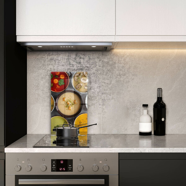 Work surface savers Colorful soups