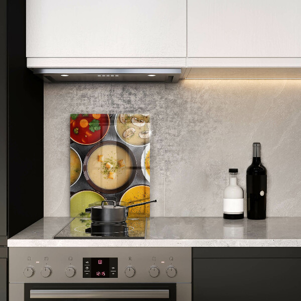 Work surface savers Colorful soups