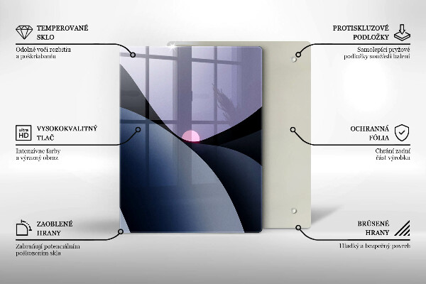 Induction hob protector Abstraction shapes