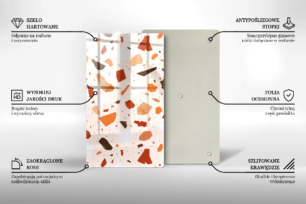 Induction hob protector Decorative stone stone