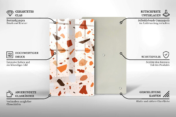 Induction hob protector Decorative stone stone