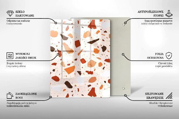 Induction hob protector Decorative stone stone