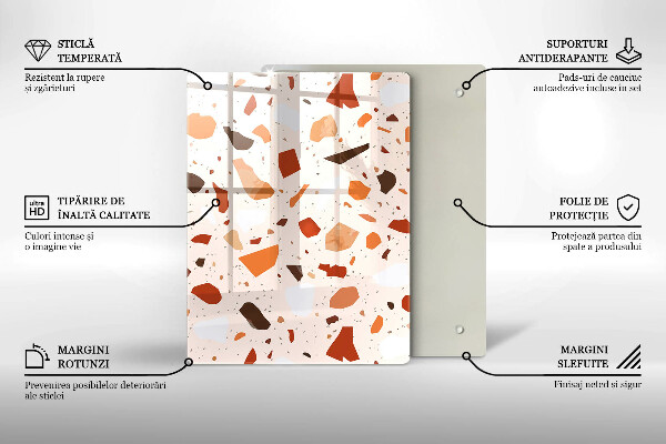 Induction hob protector Decorative stone stone