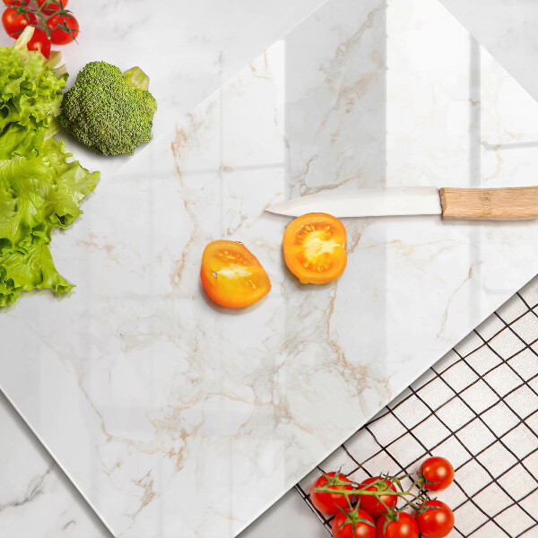 Induction hob protector Elegant stone marble