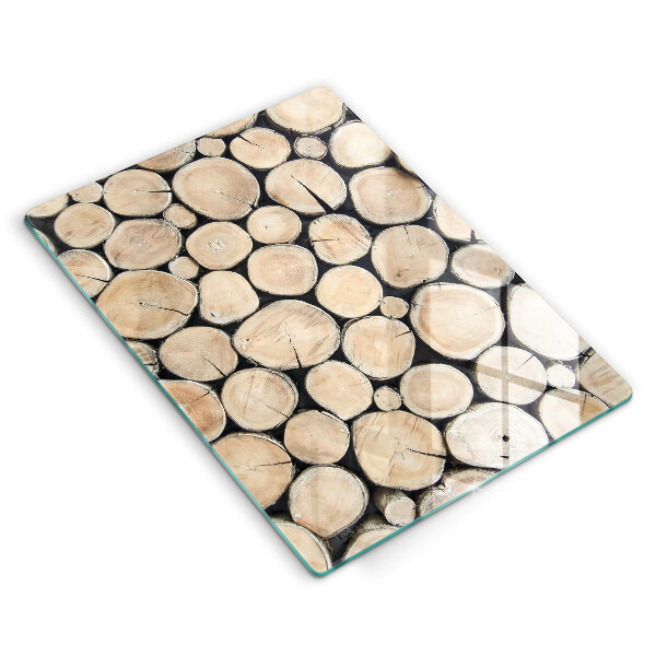 Induction hob protector Wood trunks of the tree