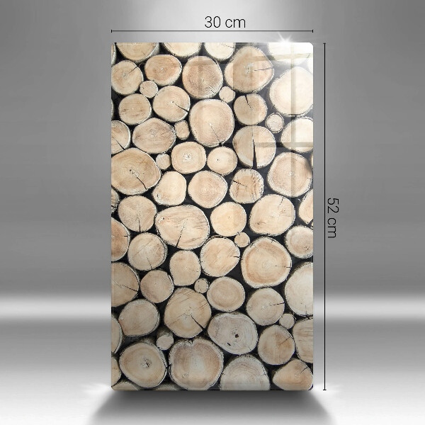 Induction hob protector Wood trunks of the tree