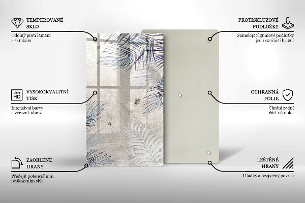 Worktop cover Subtle leaves