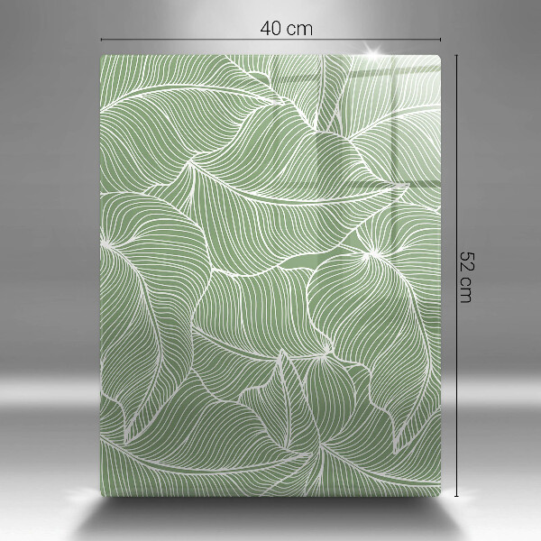 Worktop cover Linear leaves
