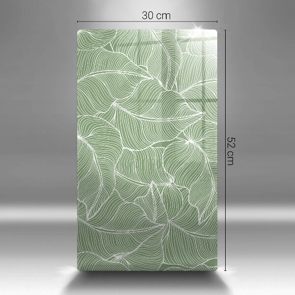 Worktop cover Linear leaves