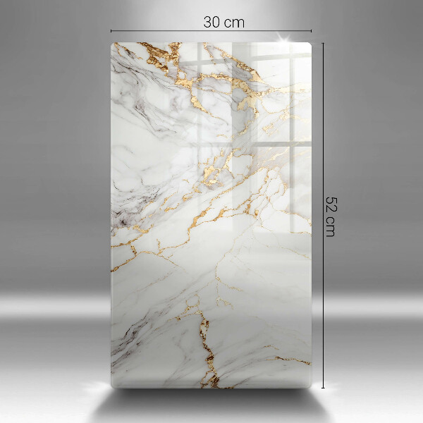 Worktop cover Light marble with gold
