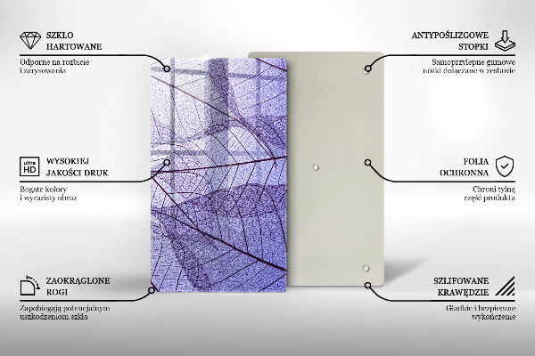 Kitchen countertop cover Leaves with veins