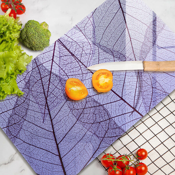 Kitchen countertop cover Leaves with veins